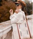 Сумка шоппер Chloe Large Woody Tote Bag